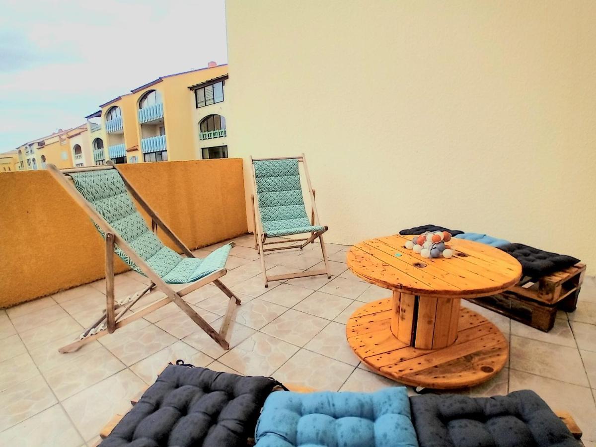 T3 Grande Terrasse Bord De Mer Le Barcares Luaran gambar